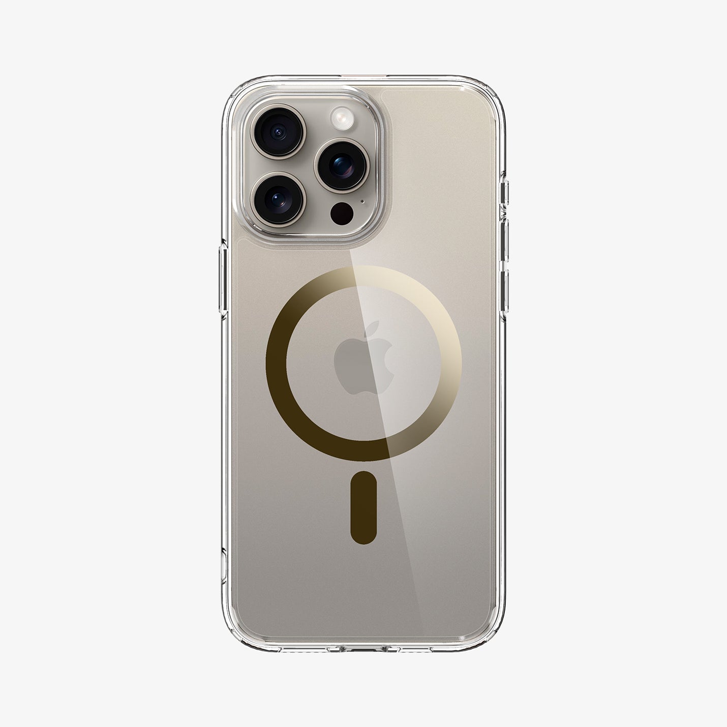 iPhone 15 Pro Kılıf, Spigen Ultra Hybrid Magfit (Magsafe Uyumlu) Gold