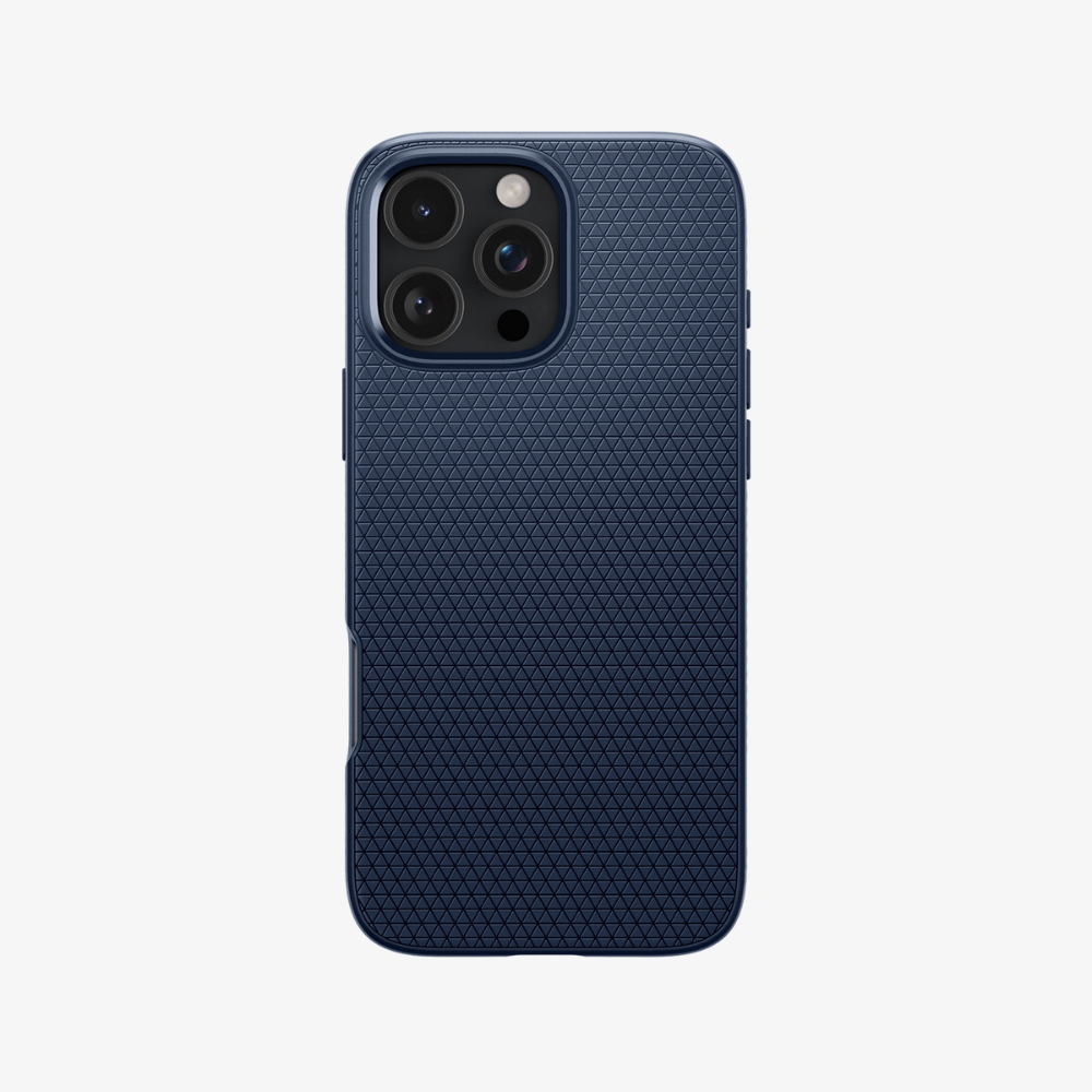 Spigen iPhone 16 Pro Kılıf Liquid Air Navy Blue