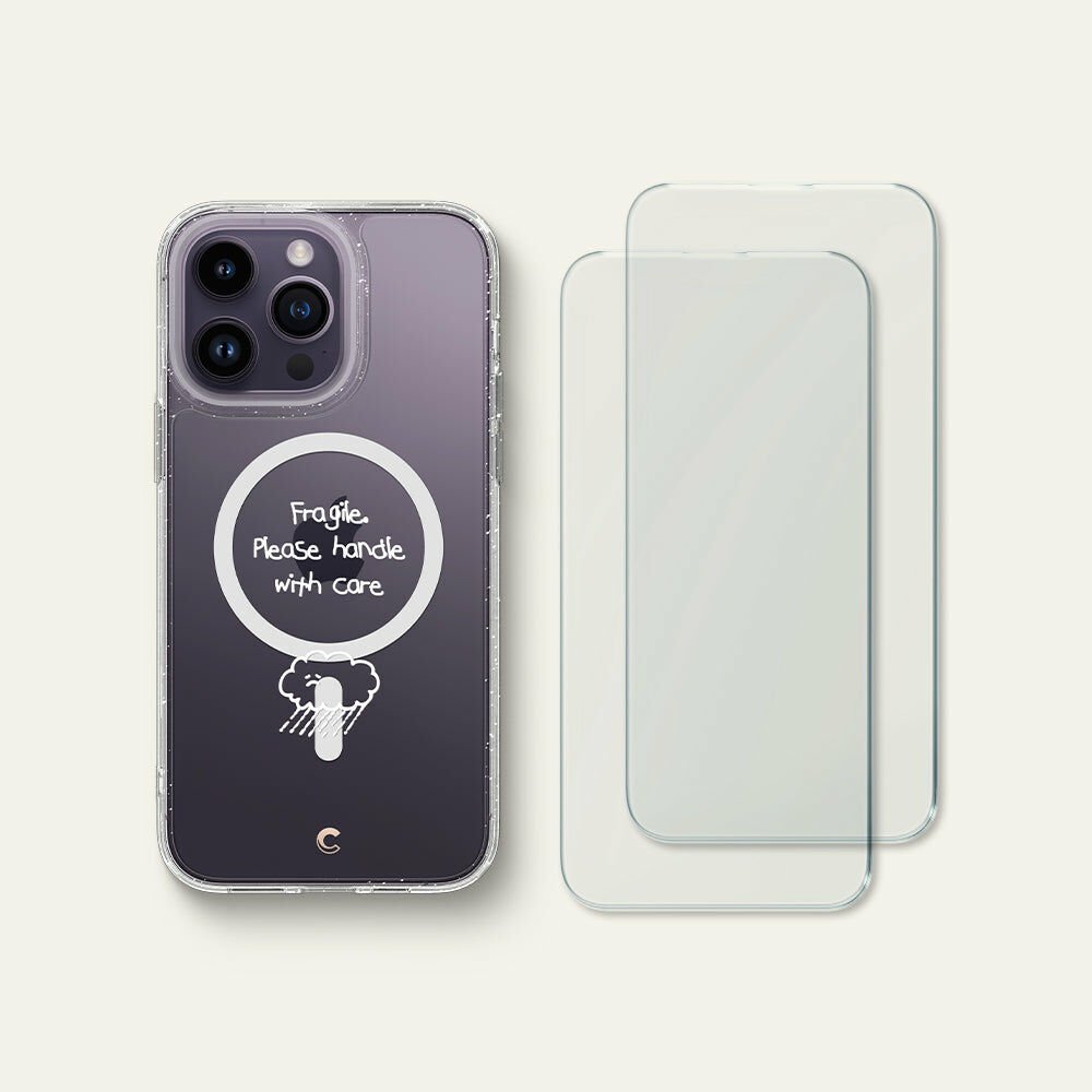 iPhone 14 Pro Max Kılıf, Ciel by Cyrill Shine Mag Clear Glitter Feeling Forecast (MagSafe Uyumlu)
