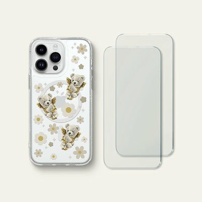 iPhone 14 Pro Max Kılıf, Ciel by Cyrill Shine Mag Clear Glitter Dream Garden (MagSafe Uyumlu)