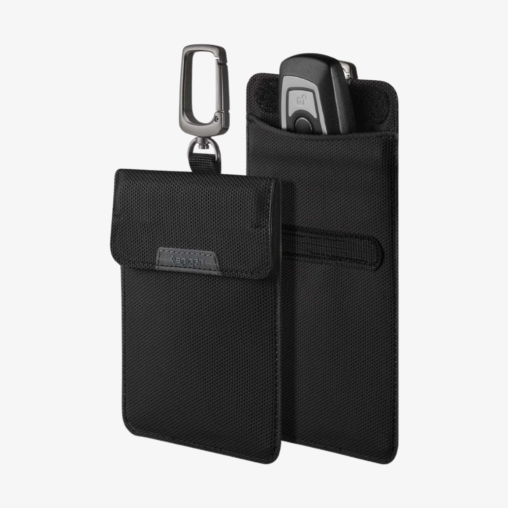 Spigen Klasden Kılıf Araç Anahtar Çantası Faraday Bag Designed for Car RFID Signal Blocking Car Key