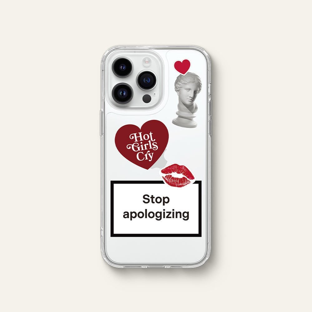 iPhone 14 Pro Max Kılıf, Ciel by Cyrill Cecile Unapologetic Crystal Rose