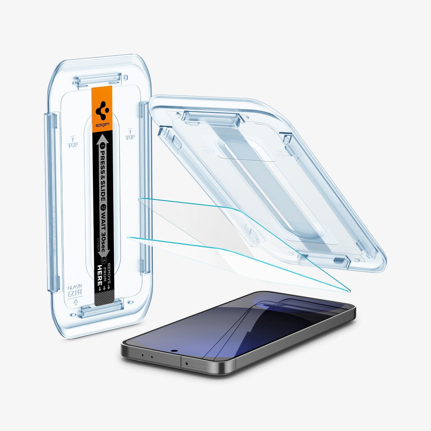 Spigen Galaxy S24 FE / Galaxy A56 Cam Ekran Koruyucu Kolay Kurulum GLAS.tR EZ Fit Slim HD (2 Adet)