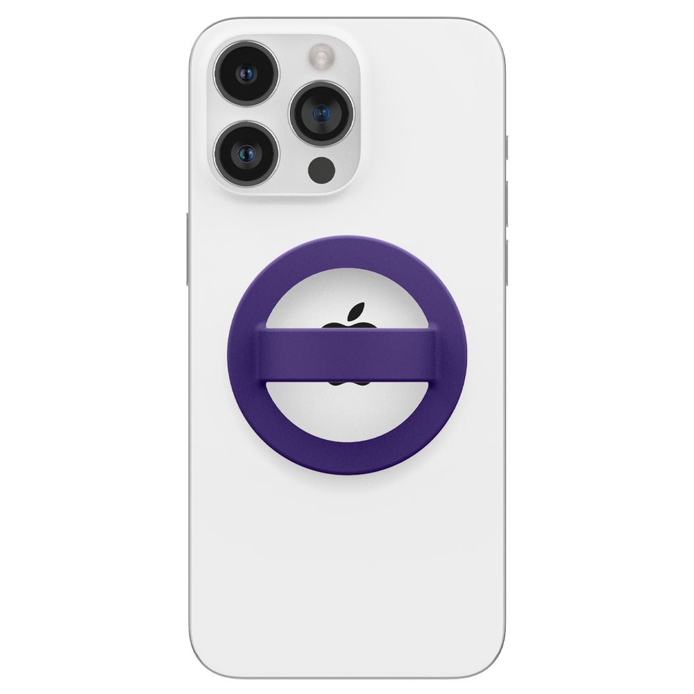 Nano Pop MagSafe Silikon Telefon Tutucu, Caseology Silicone Phone Holder for MagSafe Grape Purple