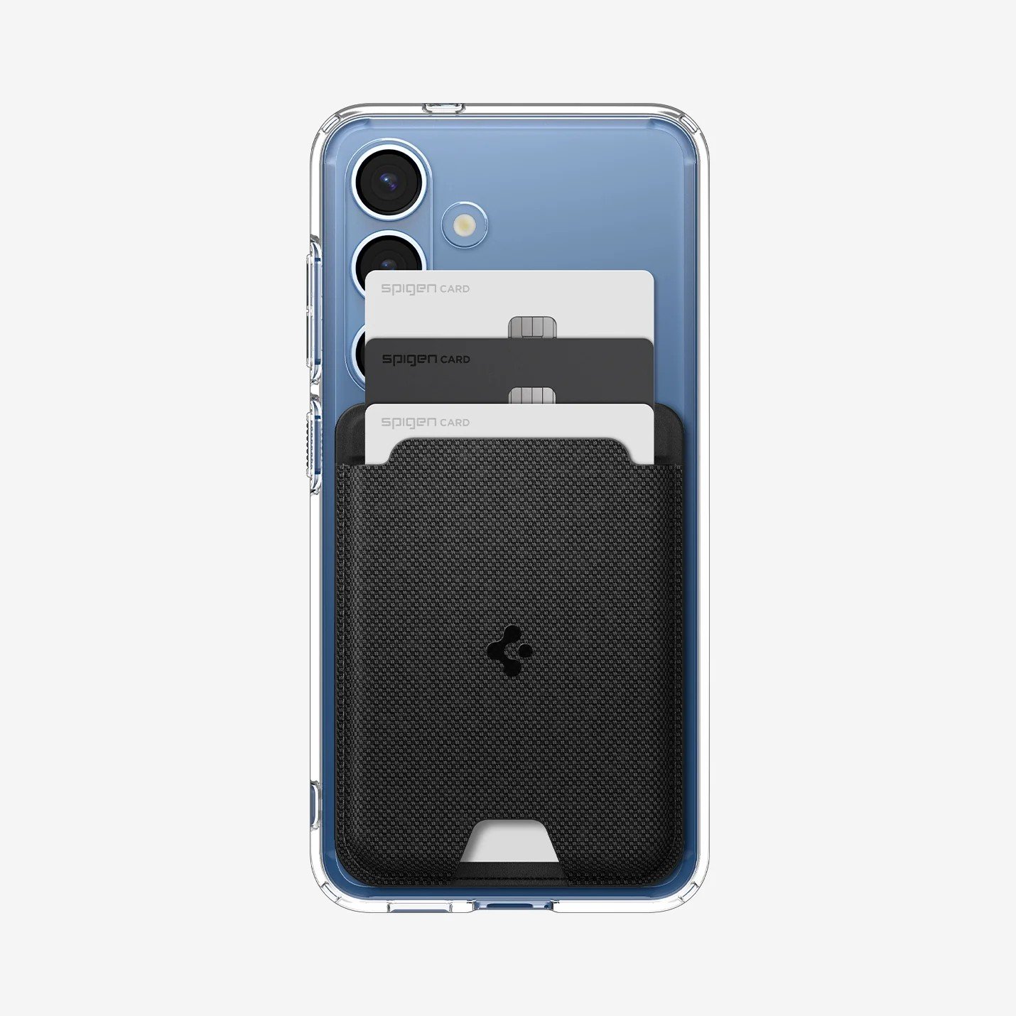 Spigen iPhone ve Samsung MagFit Kılıflar ile Uyumlu 3 Kartlı Manyetik Cüzdan Ultra Hybrid