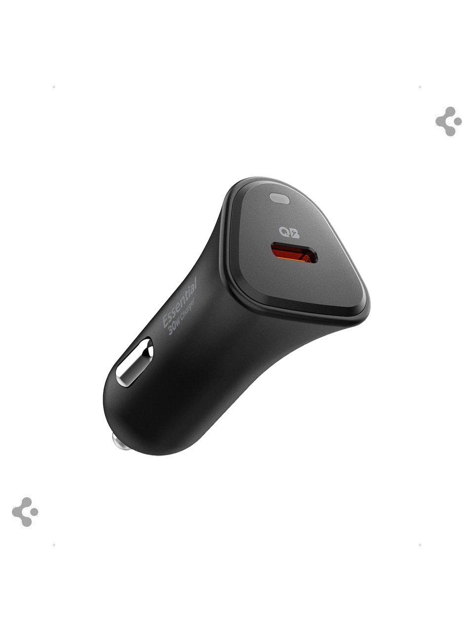 Spigen 30W USB-C Araç içi Hızlı Şarj Aleti Samsung PPS Destekli Akım Korumalı Güç Adaptörü iPhone & Android & iPad Type-C PD 3.0 EV301 Black