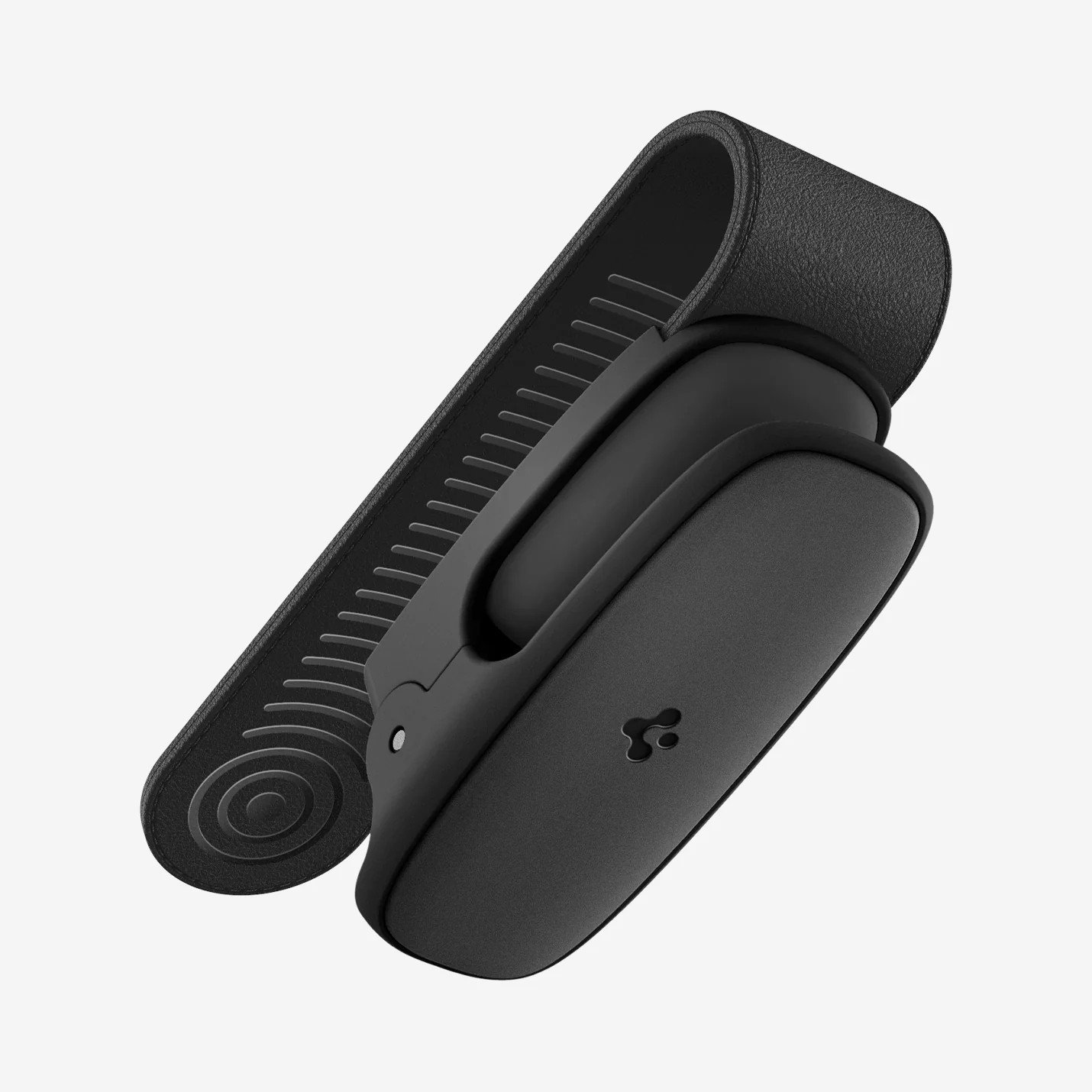 Spigen Premium Güneş Gözlüğü Tutucu Tüm Araçlar ile Uyumlu Silikon Klipsli Black (2 Adet) Black
