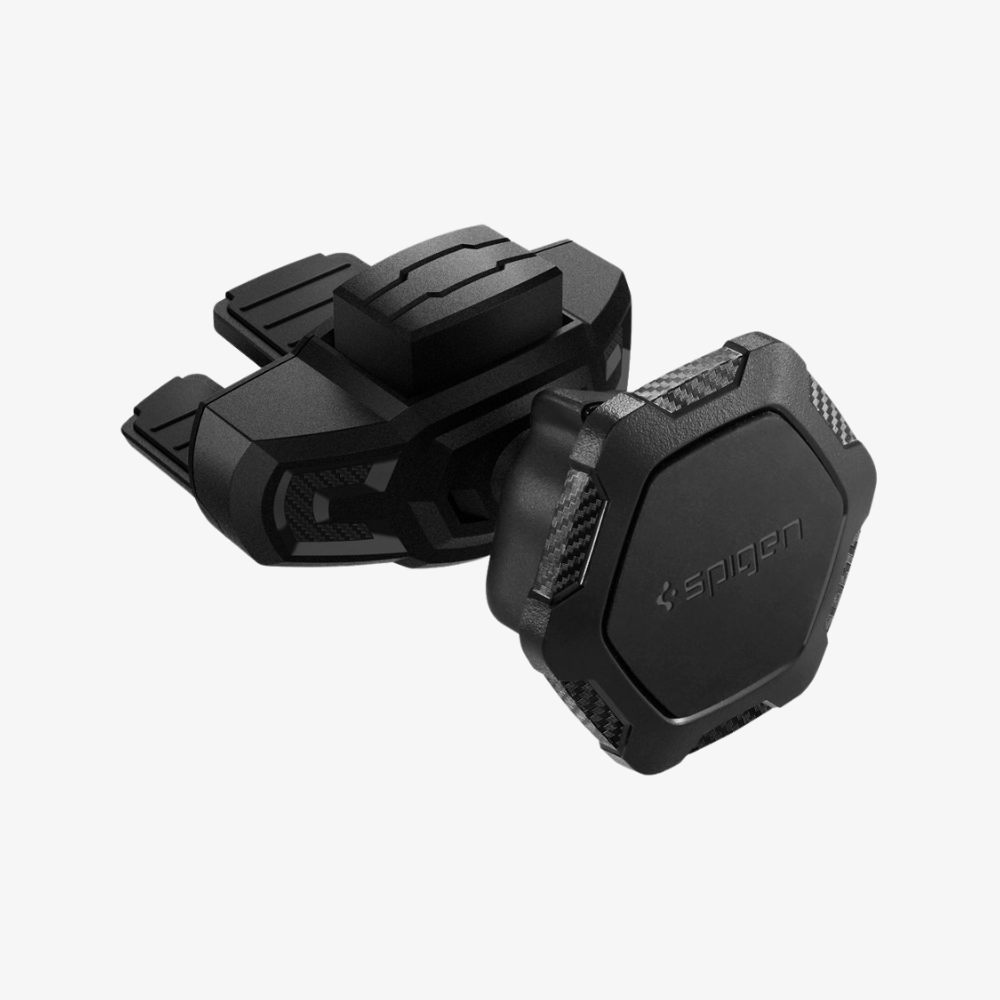 Spigen CD Slot Manyetik Araç içi Telefon Tutucu + 2 Adet Manyetik Plaka (Tüm Cihazlarla Uyumlu Araç Tutacağı) Kuel