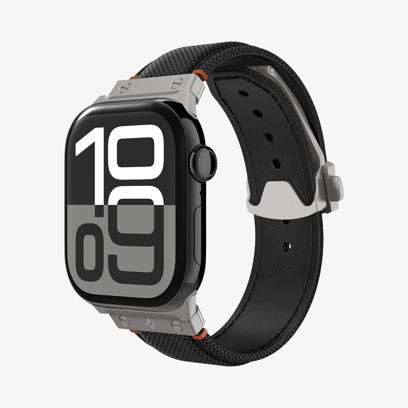 Spigen Apple Watch 49mm Ultra 2/1 - 46mm Seri 10 - 45mm Seri 9/8/7 - 44mm Seri SE/6/5/4 Kordon Kayış Band Classic Fit Black
