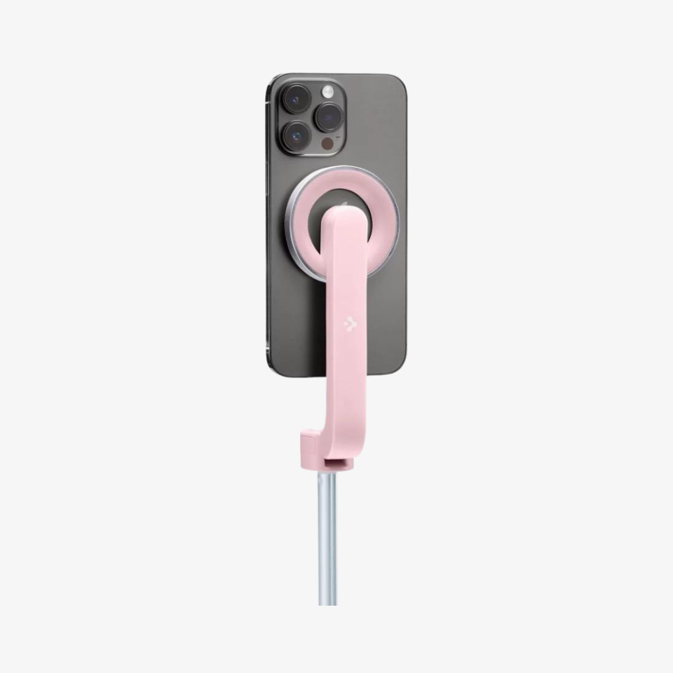 Kablosuz Tripod + Selfie Çubuğu, Spigen Tüm Cihazlarla Uyumlu S570W Misty Rose