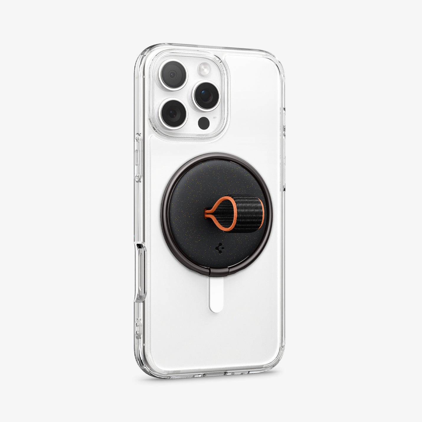 Spigen MagFit O-Mag iPhone için Manyetik Telefon Tutucu MagSafe özellikli Ring Black