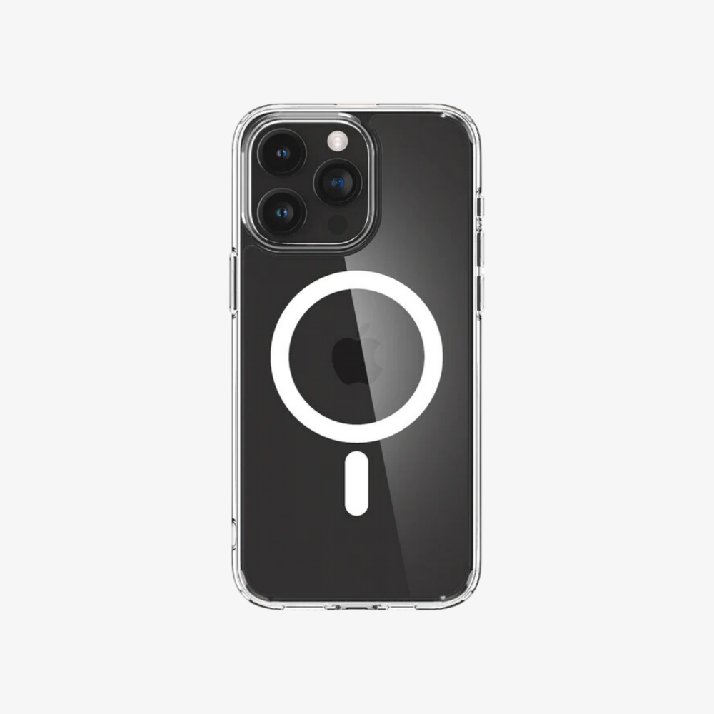 iPhone 15 Pro Kılıf, Spigen Crystal Hybrid (MagSafe uyumlu)