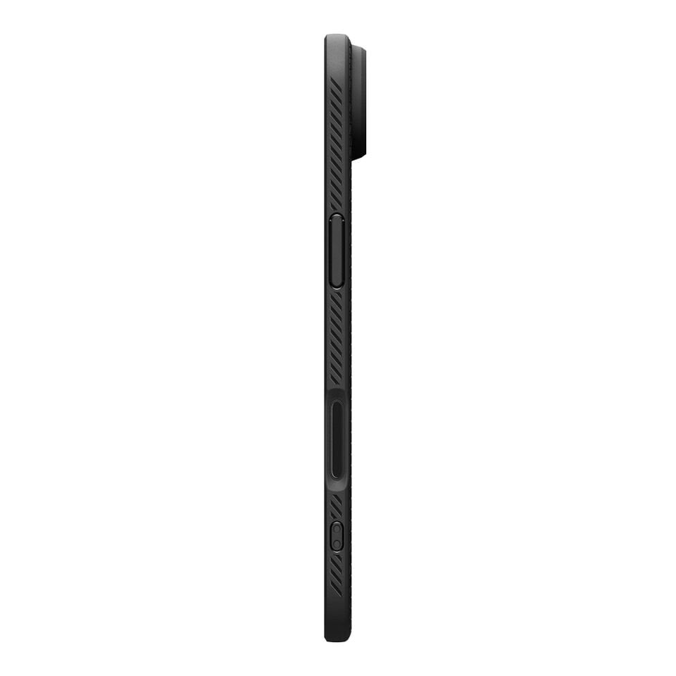 Spigen iPhone Air ince Kılıf Liquid Air Hava Kanalı Teknolojisi™ Askeri Sınıf Koruma Dokulu Yüzey Kapak Matte Black