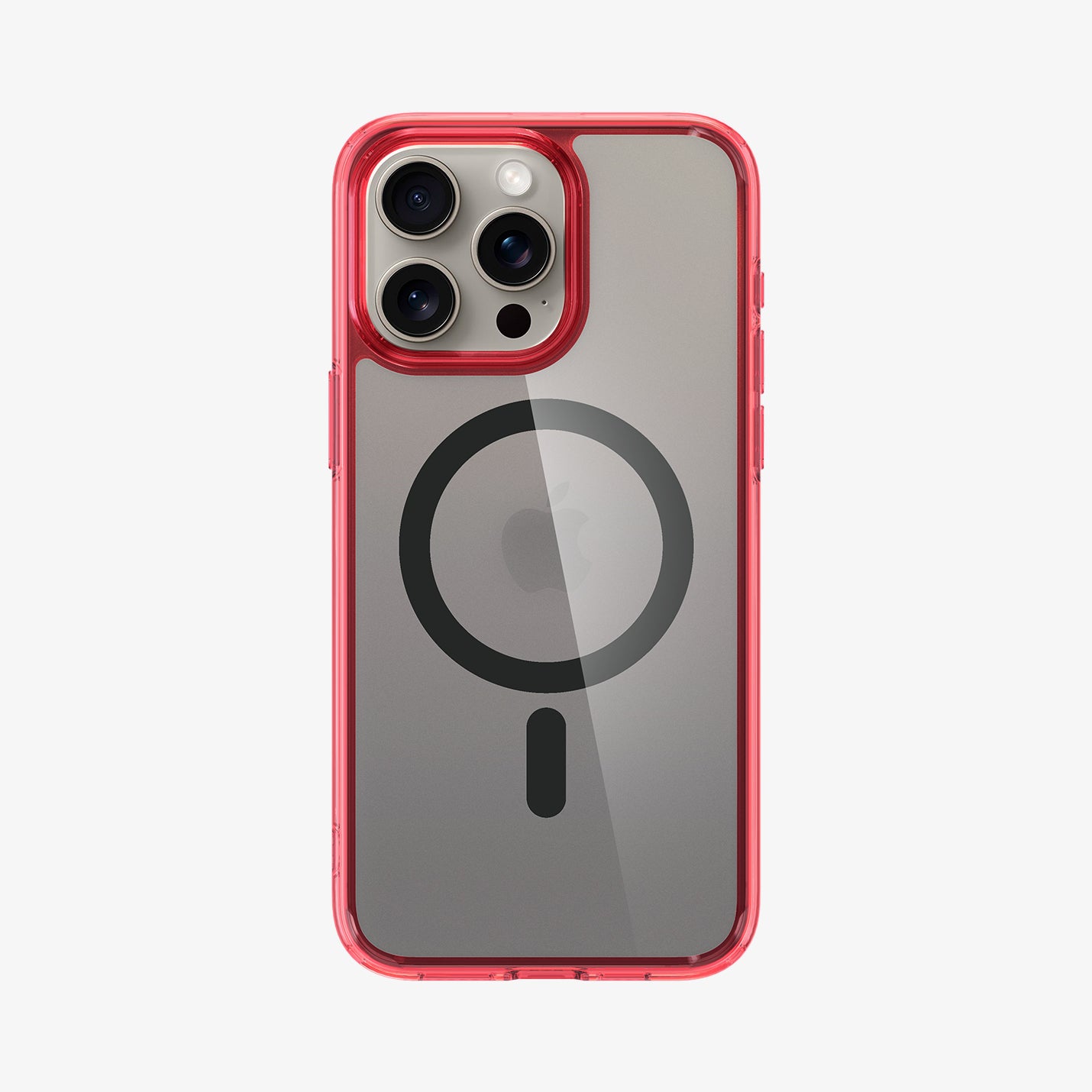 iPhone 15 Pro Kılıf, Spigen Ultra Hybrid Magfit (Magsafe Uyumlu) Deep Red