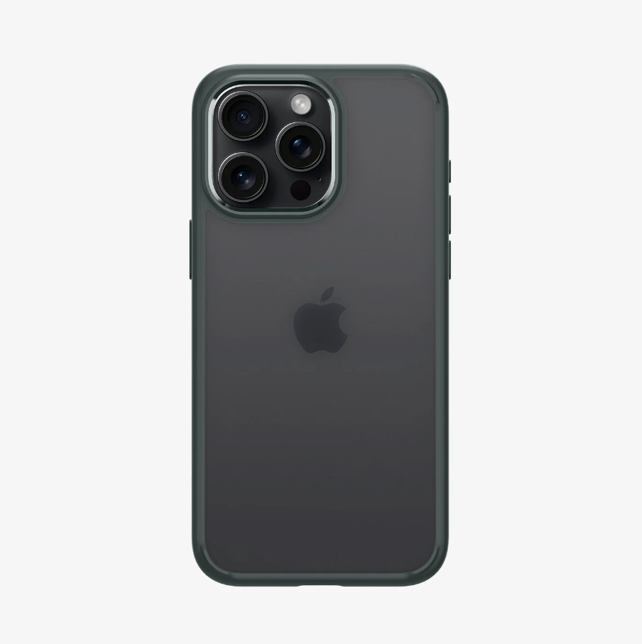 iPhone 15 Pro Max Kılıf, Spigen Ultra Hybrid Matte Frost Green
