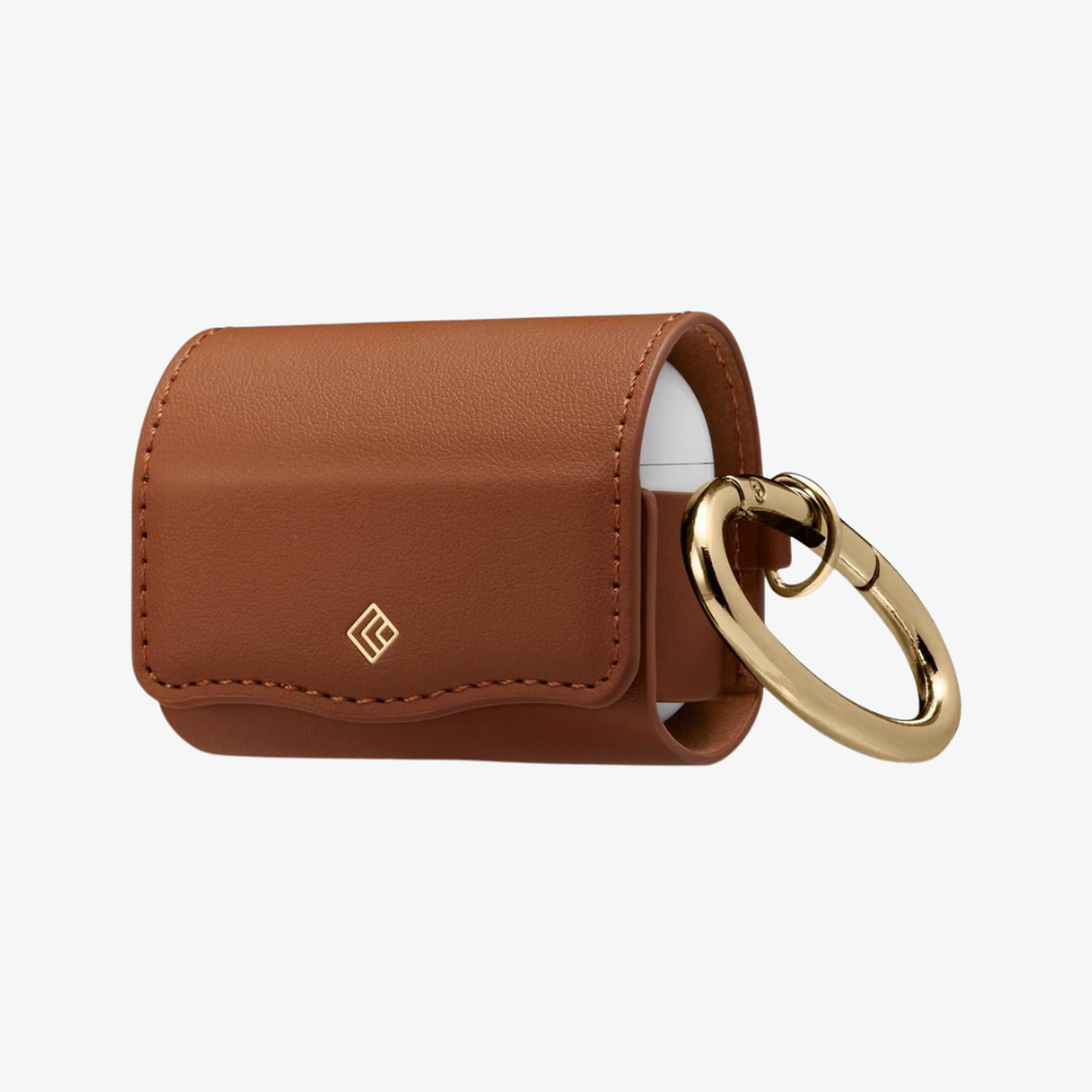AirPods Pro Kulaklık Kılıfı, Caseology Chic Leather Brown