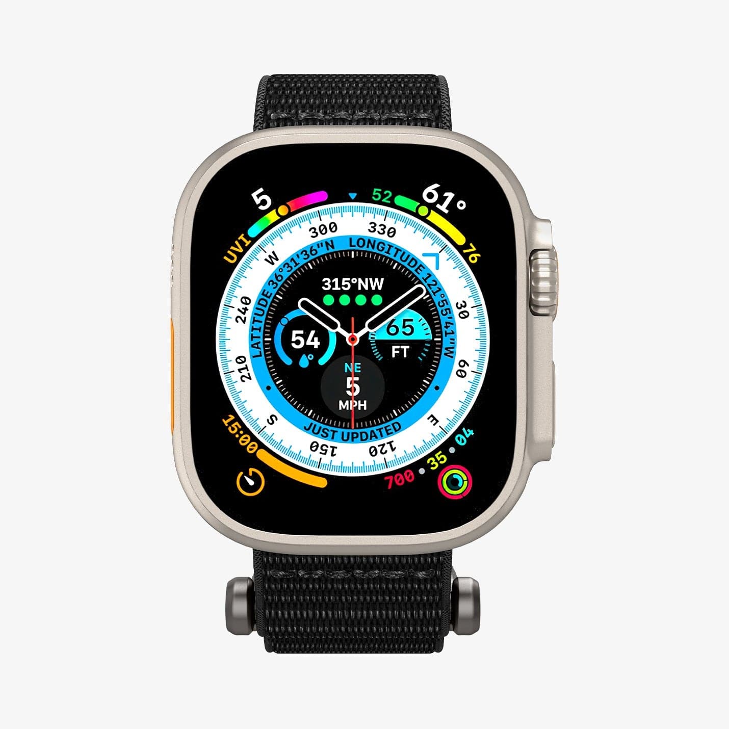 Spigen Apple Watch 49mm Ultra 2/1 - 46mm Seri 10 - 45mm Seri 9/8/7 - 44mm Seri SE2/SE/6/5/4 Kordon Kayış Band DuraPro Flex