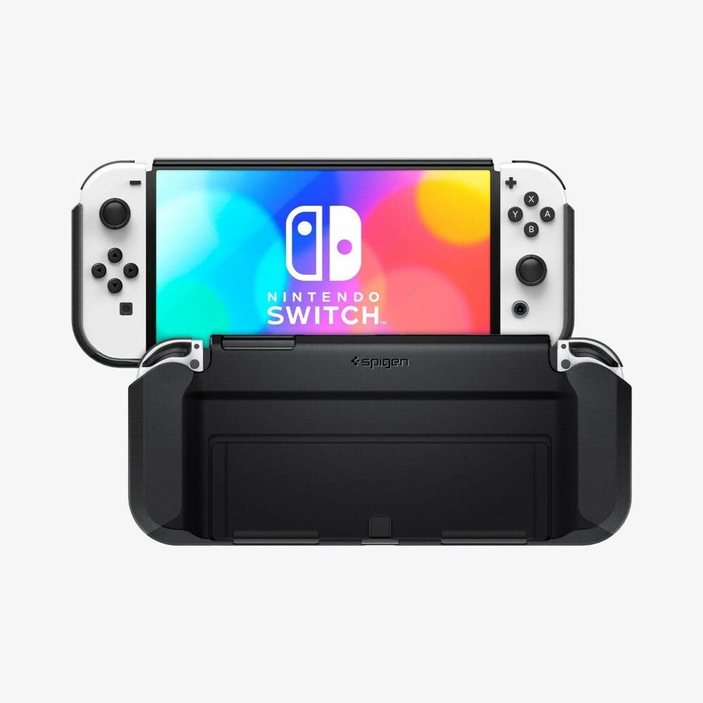 Spigen Nintendo Switch OLED ile Uyumlu Kılıf Thin Fit Black