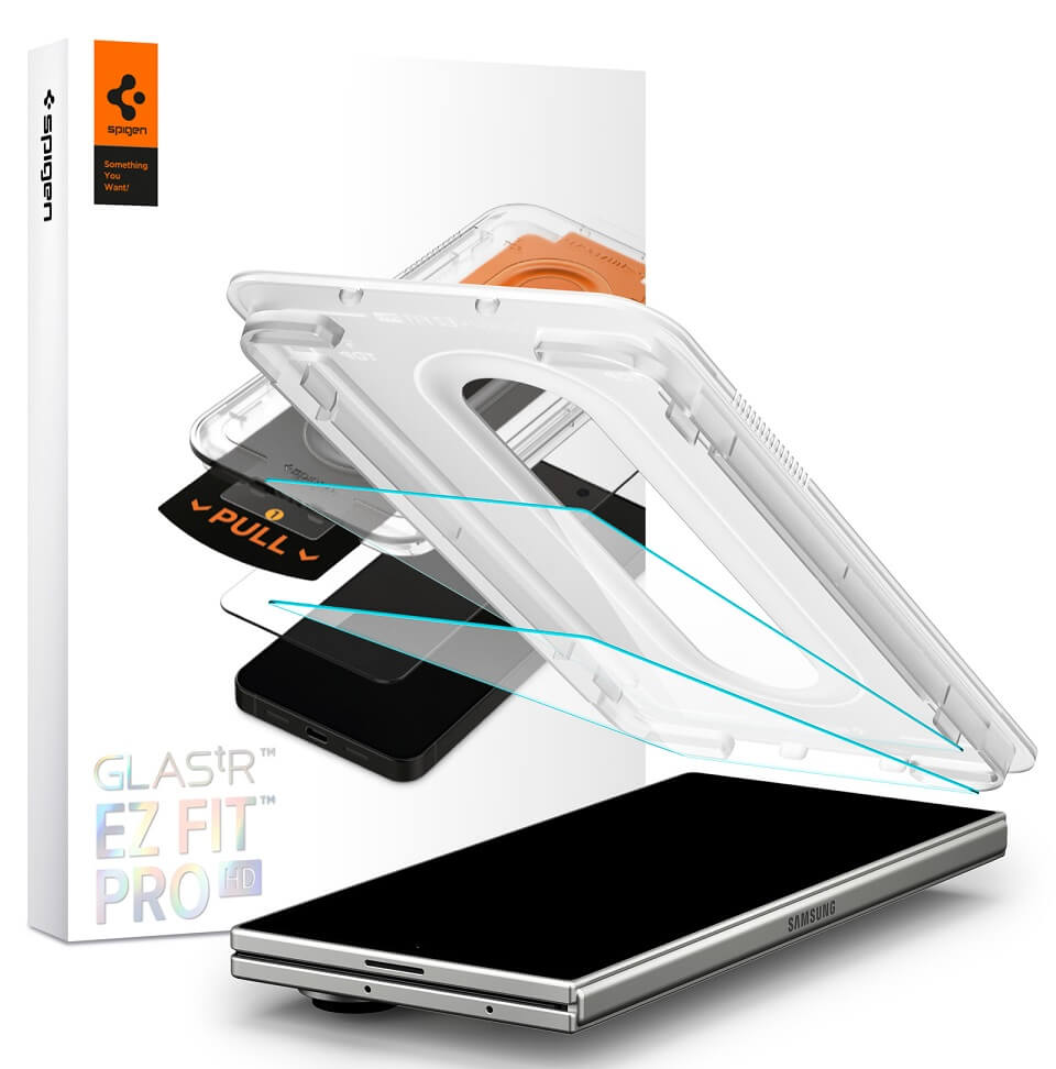 Spigen Galaxy Z Fold 7 Cam Ekran Koruyucu Kolay Kurulum Glas.tR EZ Fit Pro HD (2 adet) - AGL09579