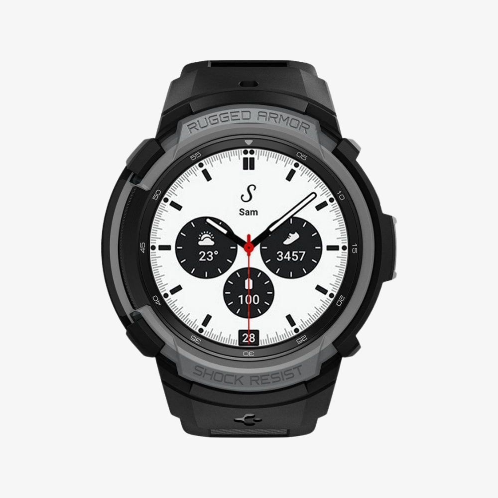 Galaxy Watch 4 Classic (42mm) Kılıf, Spigen Rugged Armor