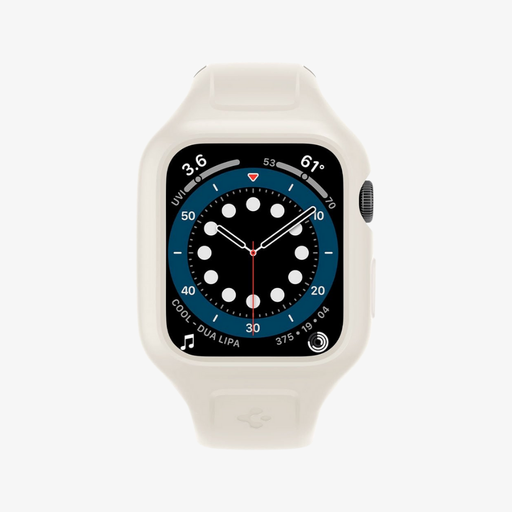 Apple Watch Seri (40mm) ile Uyumlu Kılıf, Spigen Liquid Air Pro Soft White
