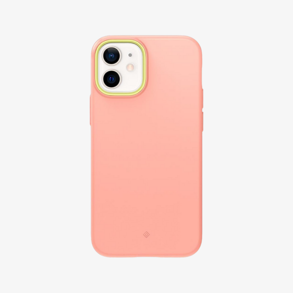 iPhone 12 / iPhone 12 Pro Kılıf, Caseology Nano Pop (Silikon) Peach Pink