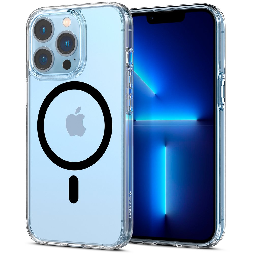 iPhone 13 Pro Kılıf, Spigen Crystal Hybrid Mag (MagSafe Uyumlu)