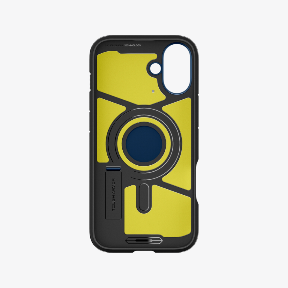 Spigen iPhone 16 Kılıf Tough Armor AI MagFit MagSafe Özellikli Navy Blue