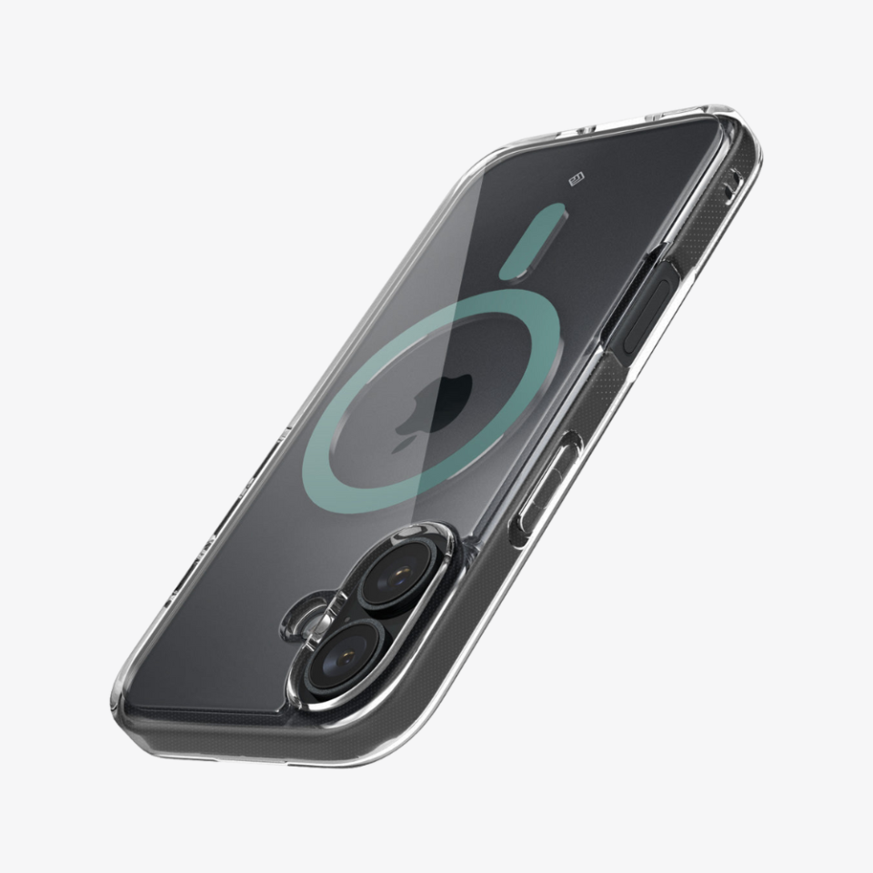 Spigen Caseology iPhone 16 Kılıf Capella Mag MagSafe Özellikli Clear Desert Green