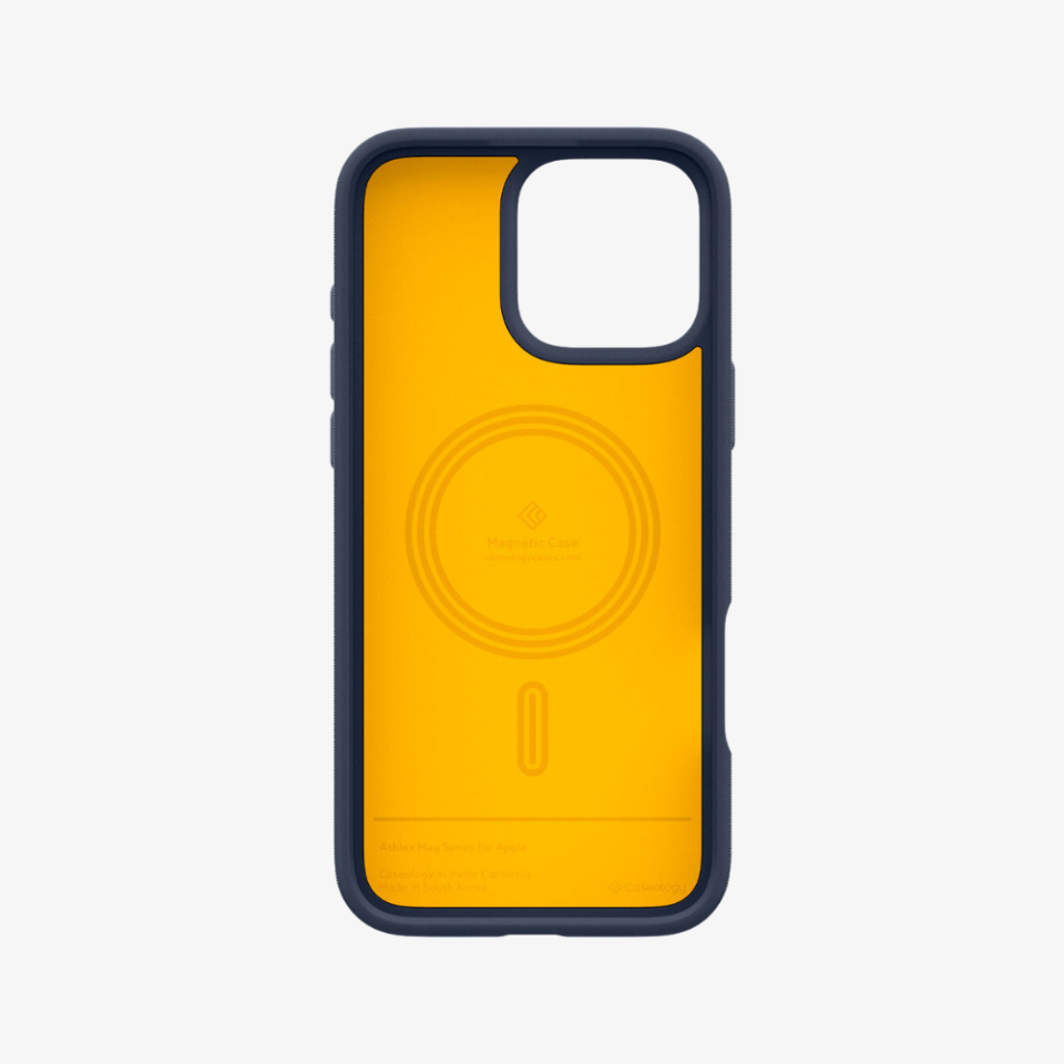 Spigen Caseology iPhone 16 Pro Kılıf Athlex Mag MagSafe Özellikli Active Navy