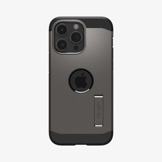 iPhone 15 Pro Kılıf, Spigen Tough Armor Magfit (Magsafe Uyumlu) Gunmetal