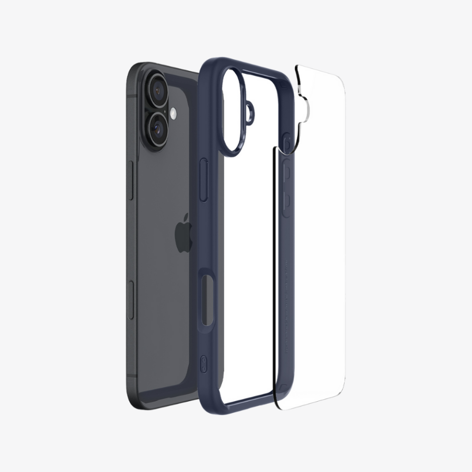 Spigen iPhone 16 Kılıf Ultra Hybrid Navy Blue
