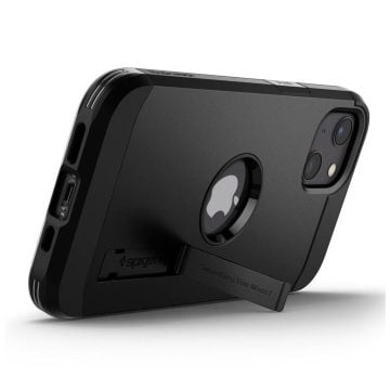 iPhone 13 Mini Kılıf, Spigen Tough Armor Military Grade Black