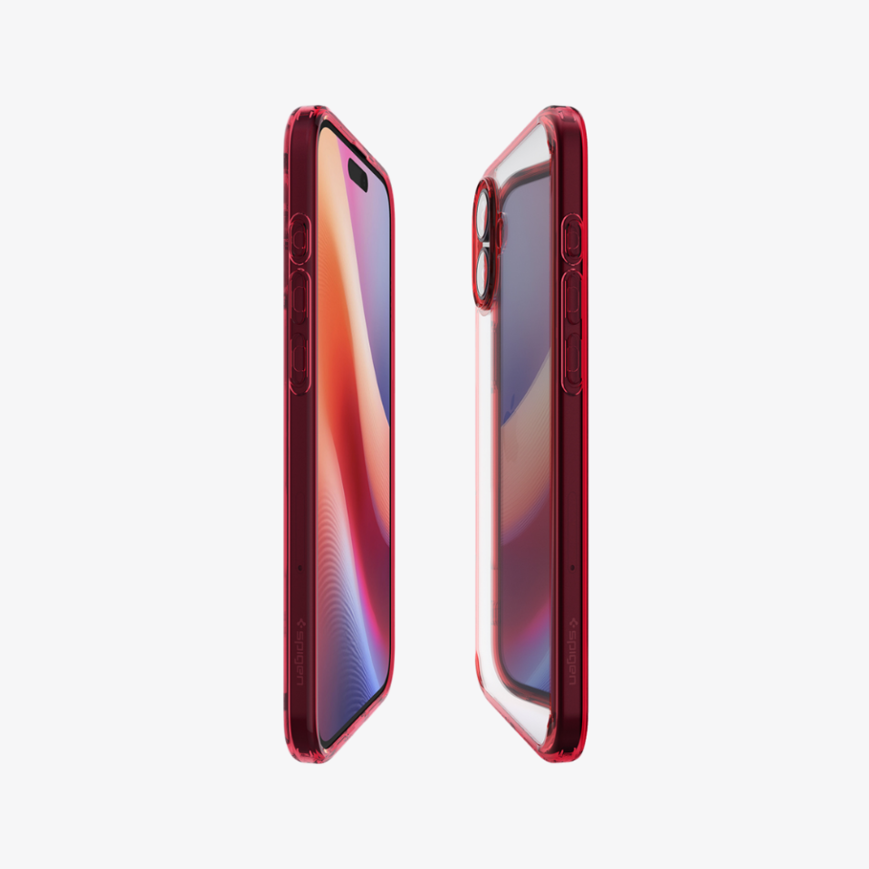 Spigen iPhone 16 Kılıf Ultra Hybrid Red Crystal