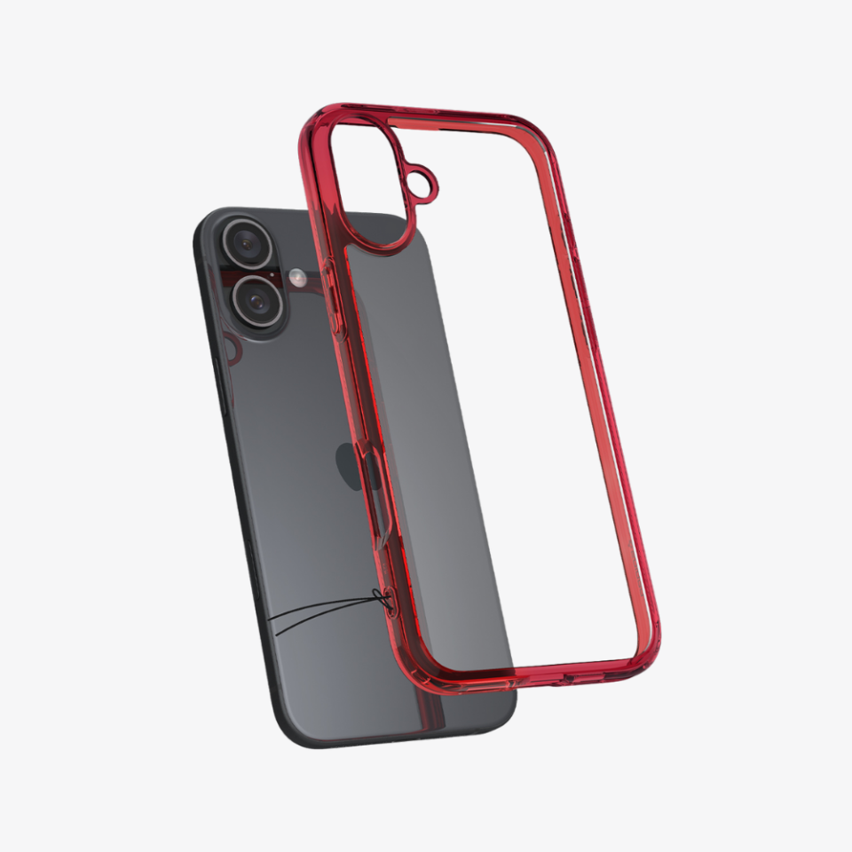 Spigen iPhone 16 Kılıf Ultra Hybrid Red Crystal