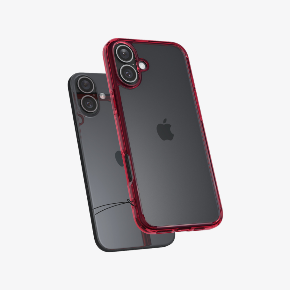 Spigen iPhone 16 Kılıf Ultra Hybrid Red Crystal