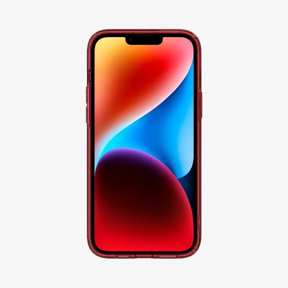 iPhone 14 / iPhone 13 Kılıf, Spigen Ultra Hybrid Red Crystal