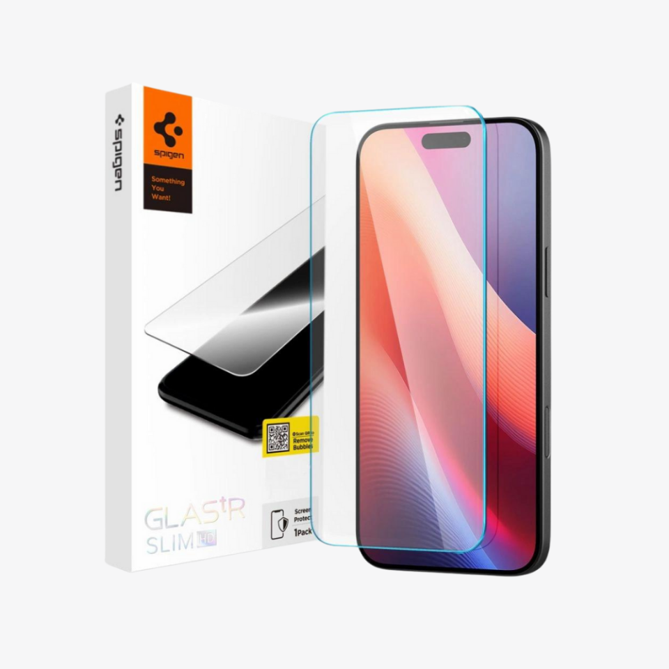 Spigen iPhone 16 Plus / iPhone 15 Plus Cam Ekran Koruyucu Glas.tR Slim HD