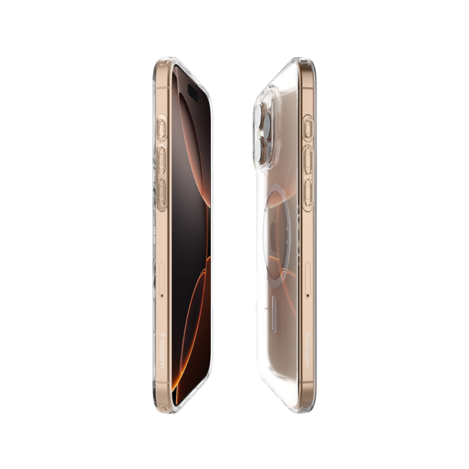 Spigen iPhone 16 Pro Max Kılıf Liquid Crystal MagFit MagSafe Özellikli Crystal Clear