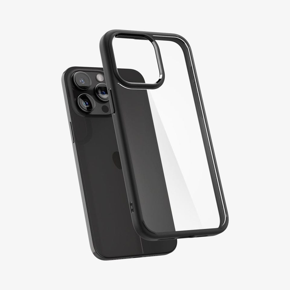 iPhone 15 Pro Kılıf, Spigen Ultra Hybrid Matte Black