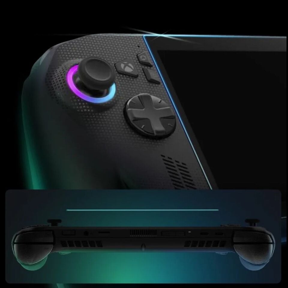 Spigen ROG Xbox Ally X / ROG Xbox Ally / ROG Ally X / ROG Ally / MSI Claw 7 ile Uyumlu Cam Ekran Koruyucu Kolay Kurulum Glas.tR EZ Fit Slim HD (2 Adet) - AGL09754