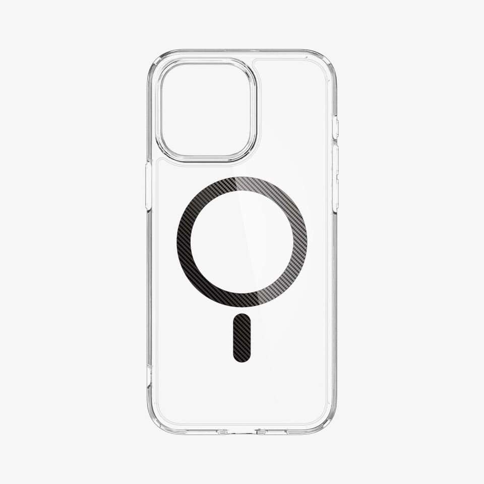 iPhone 15 Pro Kılıf, Spigen Ultra Hybrid Magfit (Magsafe Uyumlu) Carbon Fiber