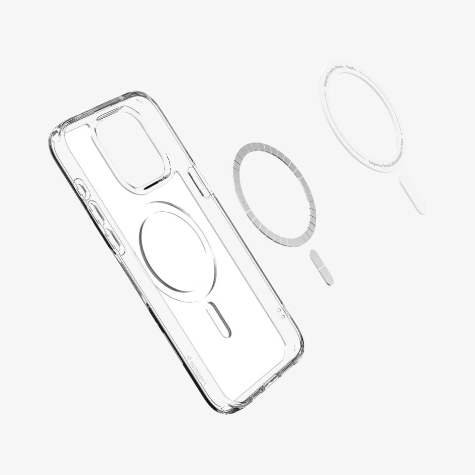 iPhone 15 Pro Kılıf, Spigen Ultra Hybrid Magfit (Magsafe Uyumlu) Frost Clear
