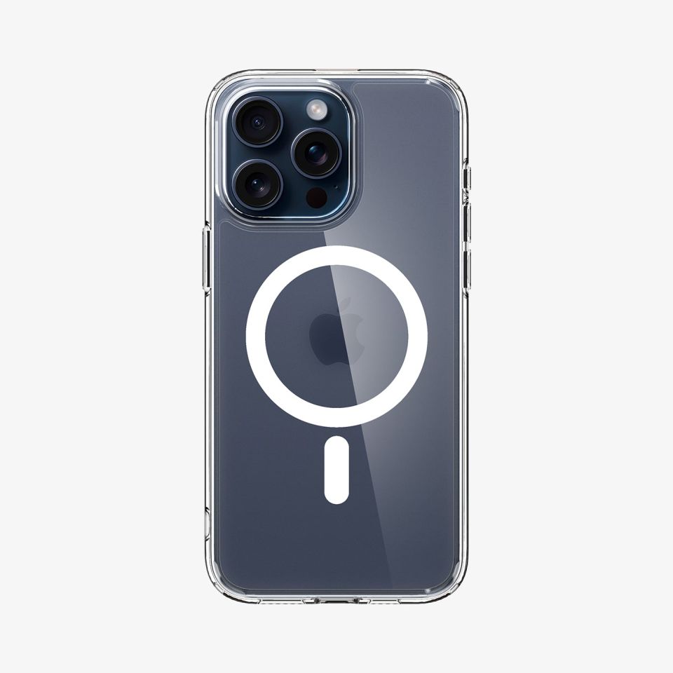 iPhone 15 Pro Kılıf, Spigen Ultra Hybrid Magfit (Magsafe Uyumlu) Frost Clear