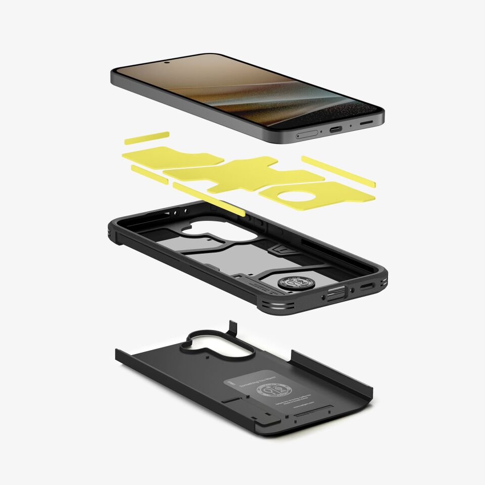Spigen Samsung Galaxy A37 5G ile Uyumlu Ekstra Dayanıklı Kılıf Tough Armor Hava Kanalı Teknolojisi™ Askeri Sınıf Koruma KickStand'lı Çift Katman Kapak