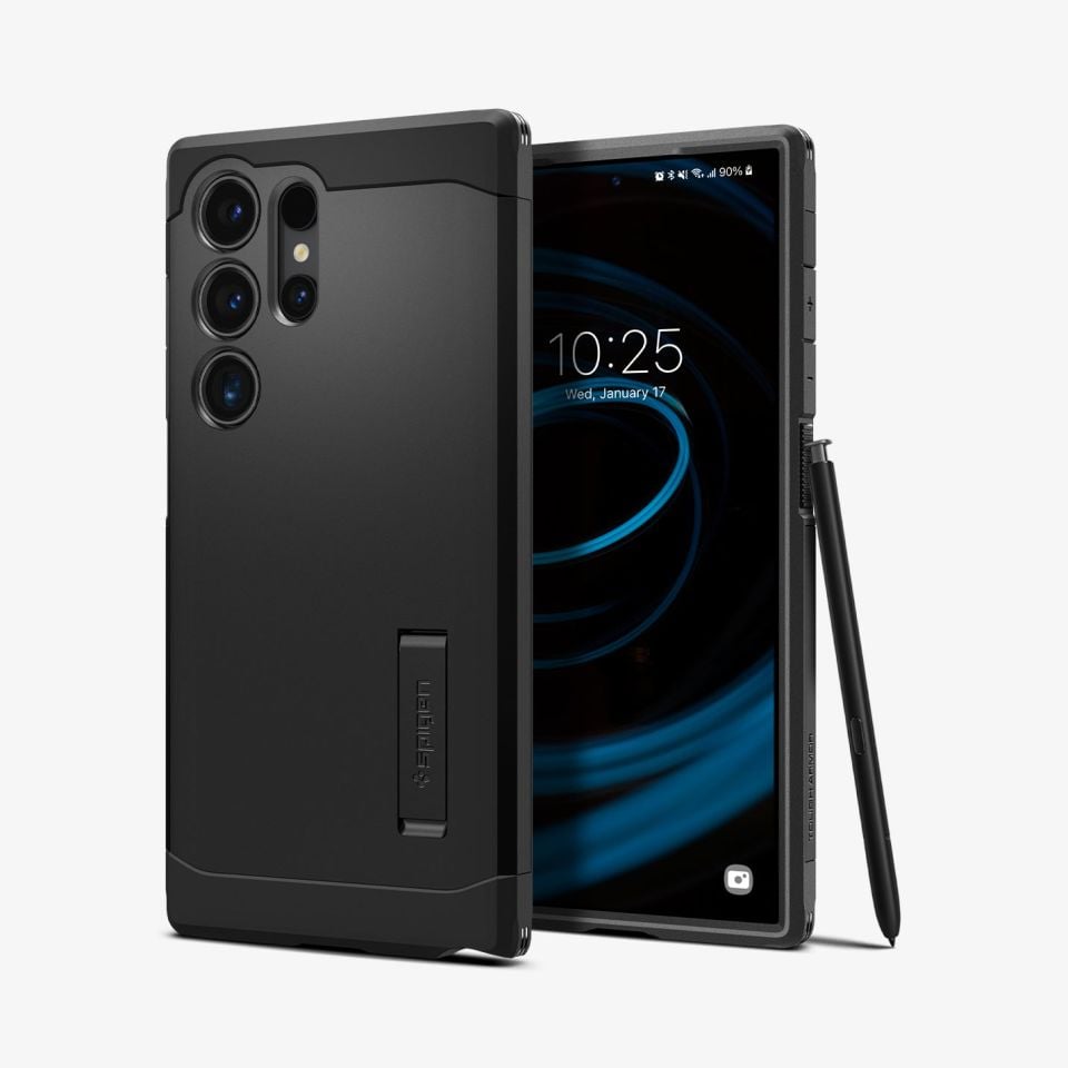 Galaxy S24 Ultra Kılıf, Spigen Tough Armor Matte Black