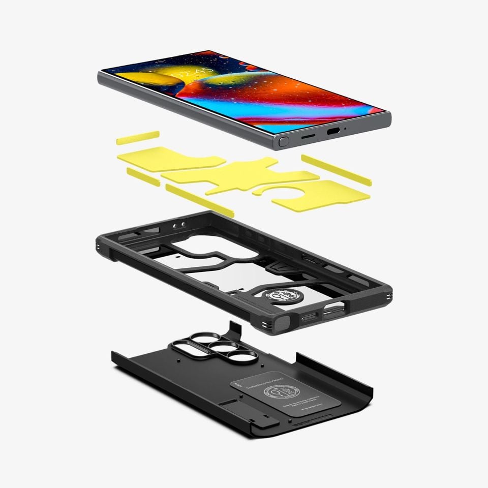Galaxy S24 Ultra Kılıf, Spigen Tough Armor Matte Black