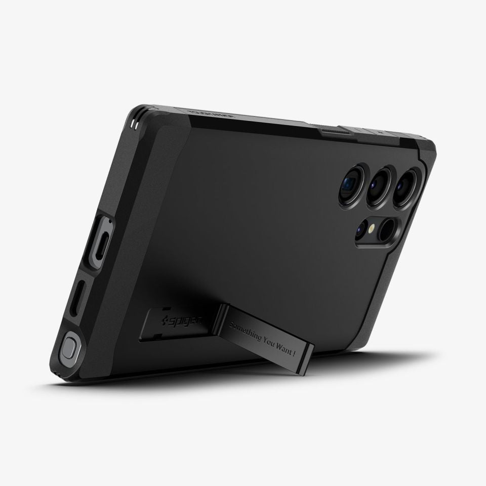 Galaxy S24 Ultra Kılıf, Spigen Tough Armor Matte Black
