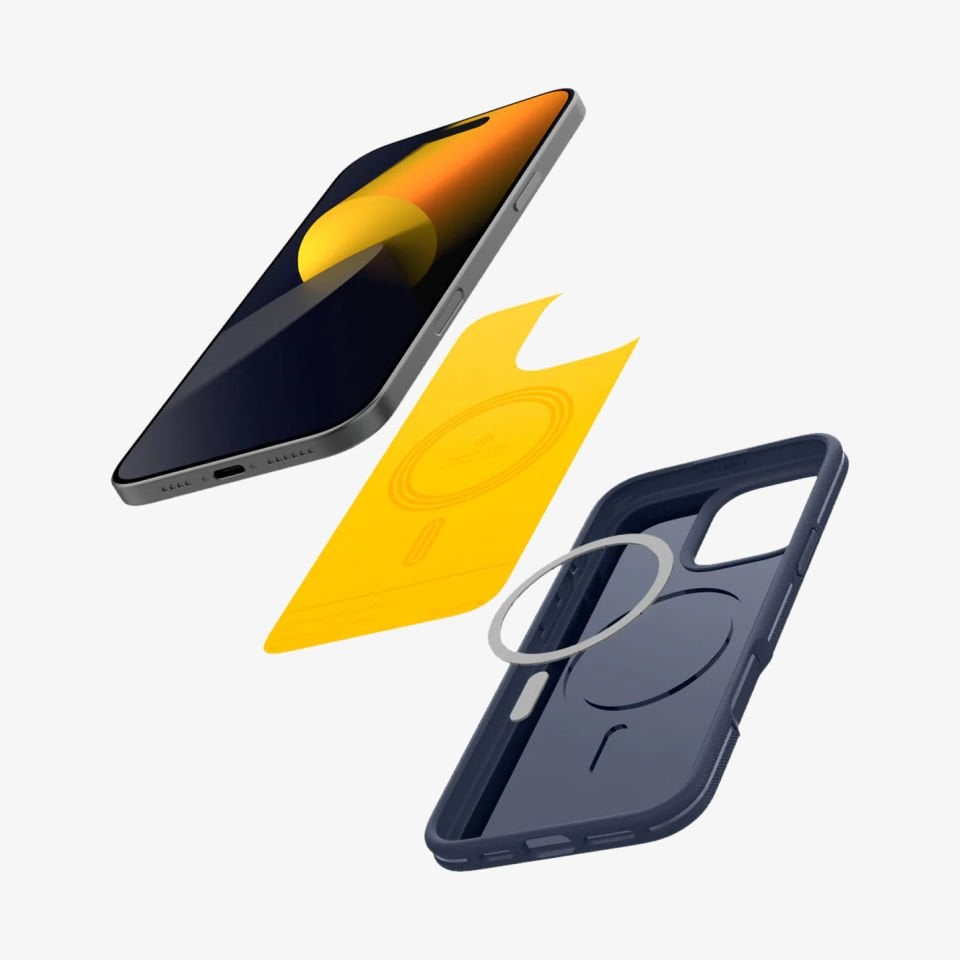 Spigen Caseology iPhone 16 Pro Max Kılıf Athlex Mag MagSafe Özellikli Active Navy