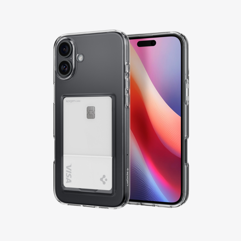 Spigen iPhone 16 Plus Kılıf Crystal Slot Crystal Clear